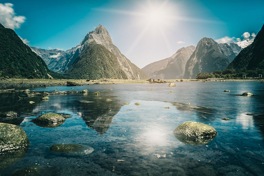 Milford Sound dramatic fjord landscape